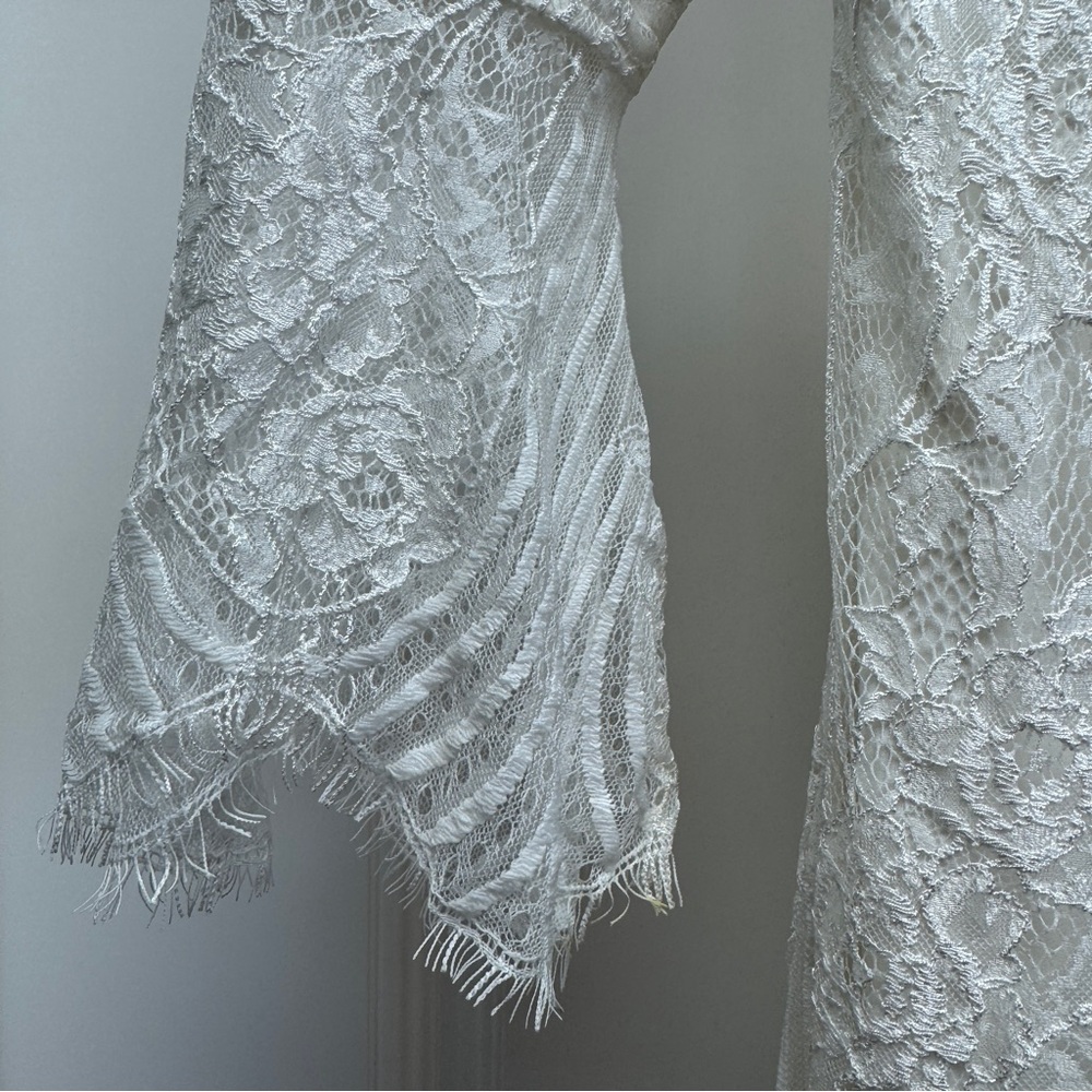 Belle Mini Dress in White FOR LOVE & LEMONS - Picture 6 of 13